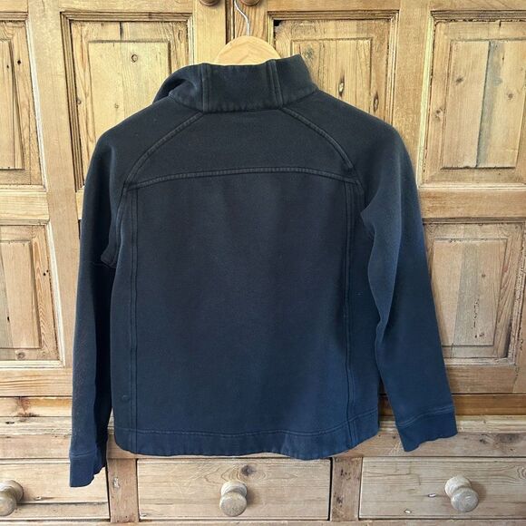 Lululemon 6‎ (?) Black Full Zip Sweater Sweatershirt Pockets - Slight Flaws - Picture 7 of 12